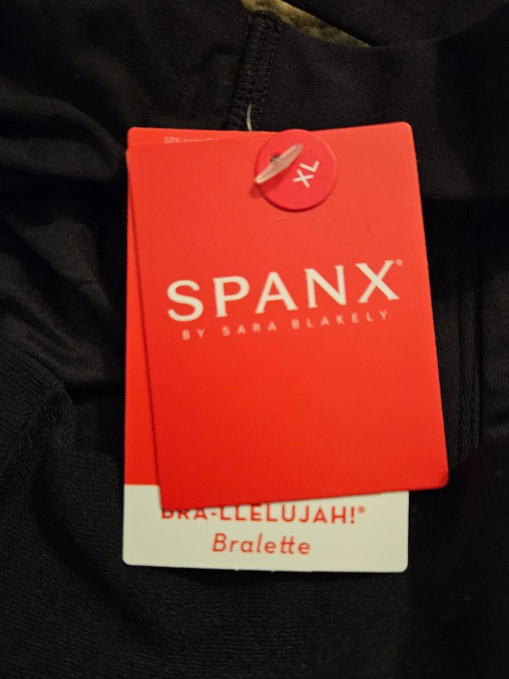 Spanx Black Wireless Pullover Bra XL NEW Bra-llelujuh Bralette Minimalist - Picture 5 of 7